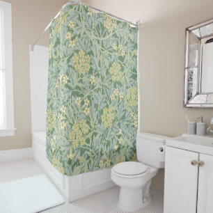 Morris Vine & Jasmine Garden Flower Classic Shower Curtain