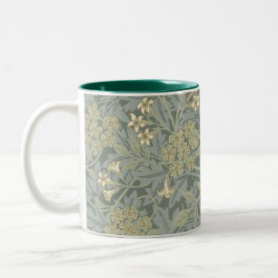 Morris Vine & Jasmine Garden Flower Classic Two-Tone Coffee Mug