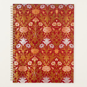 Morris - Vintage 1893 Rose & Lily Flower Pattern Planner