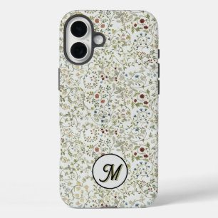 Morris vintage windrush embroidery Floral Pattern iPhone 16 Plus Case
