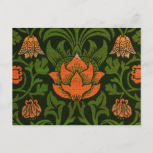 Morris - Violet and Columbine (closeup view) Postcard