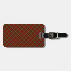 Morrison Clan Tartan Scottish Designed Print Luggage Tag