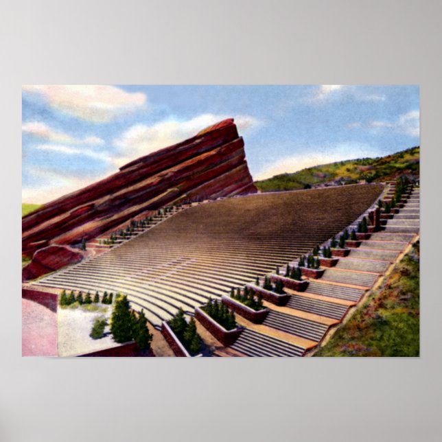 Morrison Colorado Red Rocks Amphitheatre Poster (Front)