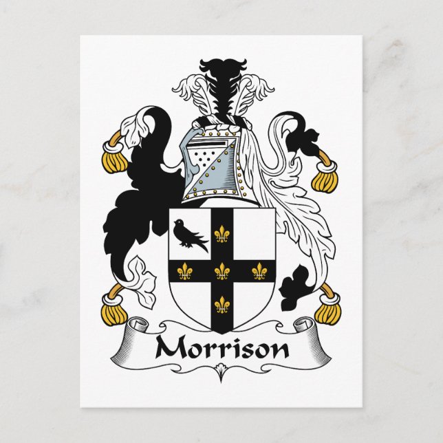 Morrison Family Crest Postcard (Front)