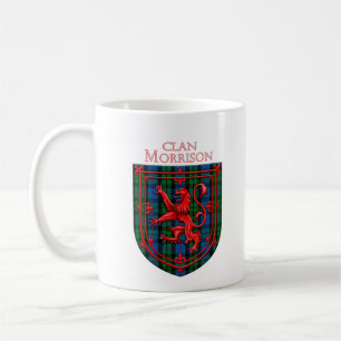 Morrison Tartan Scottish Plaid Lion Rampant Coffee Mug