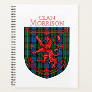 Morrison Tartan Scottish Plaid Lion Rampant Planner
