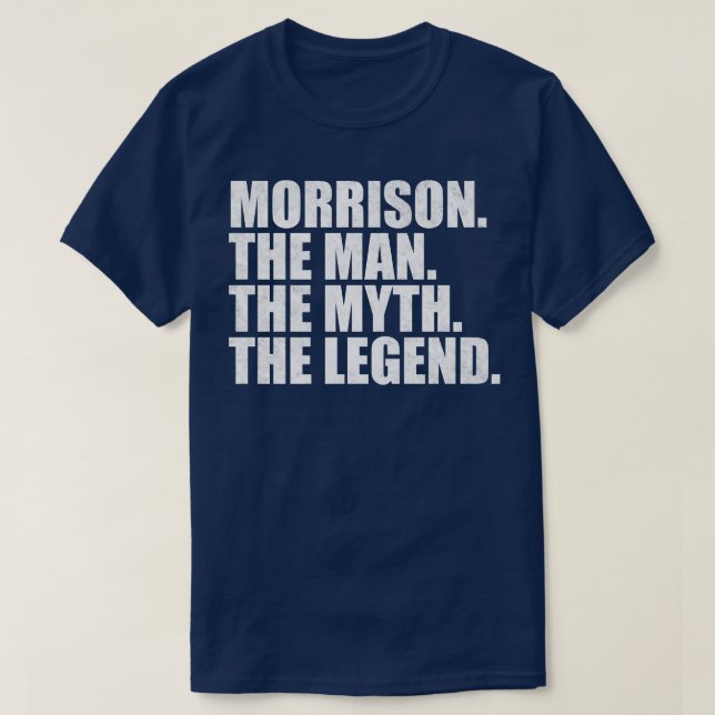 MorrisonMorrison Family name Morrison last Name Mo T-Shirt (Design Front)