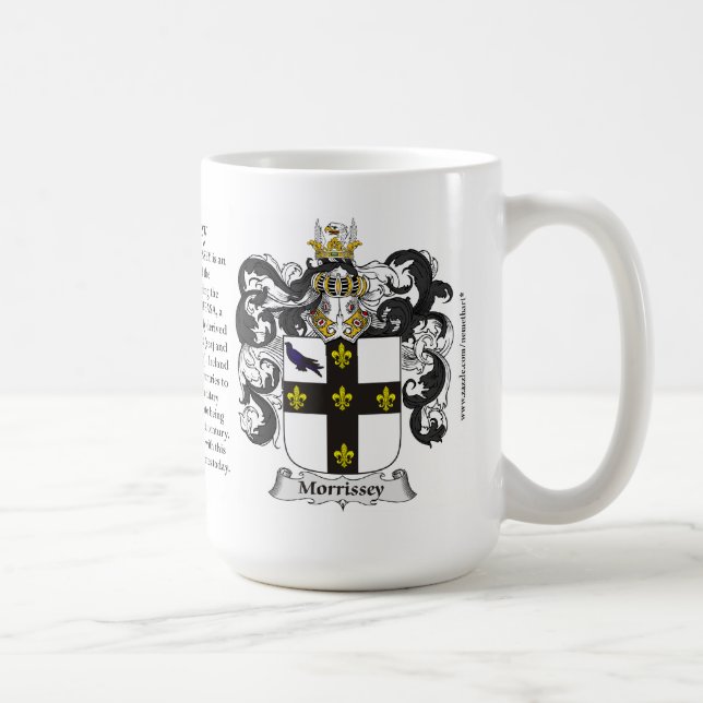 Morrissey Family Coat of Arms Coffee Mug (Right)