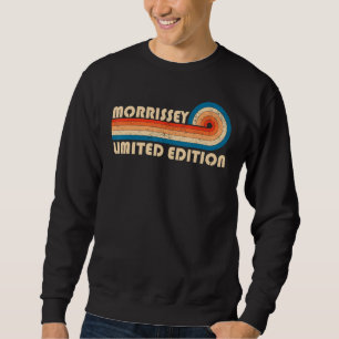 MORRISSEY Surname Retro Vintage 80s 90s Birthday R Sweatshirt