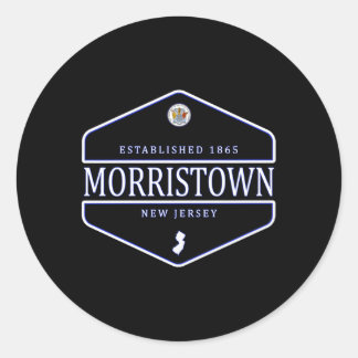 Morristown New Jersey Morristown Nj Classic Round Sticker