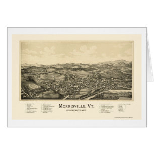 Morrisville, VT Panoramic Map - 1889