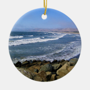 Morro Bay, California Ceramic Ornament