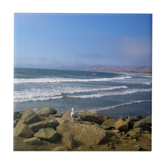 Morro Bay, California Ceramic Tile (Front)