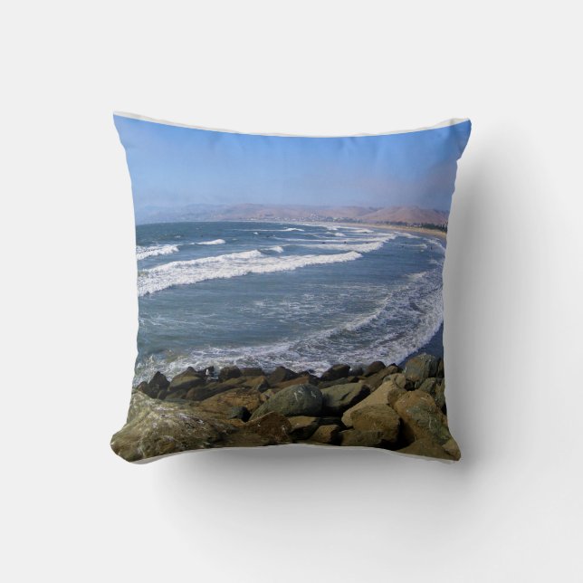 Morro Bay, California Cushion (Front)