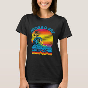 Morro Bay California Retro Throwback Surf & Beach T-Shirt