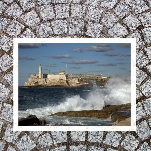 Morro Castle, Havana, Cuba, Crashing Waves Postcard (Creator Uploaded)