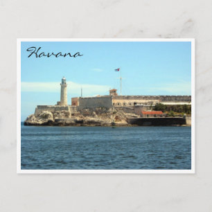 morro castle havana postcard