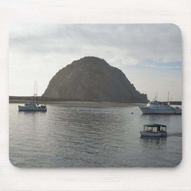 Morro Rock at Morro Bay, CA Mouse Pad (Front)