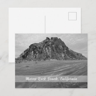 Morro Rock Beach, Morro Bay, California Postcard