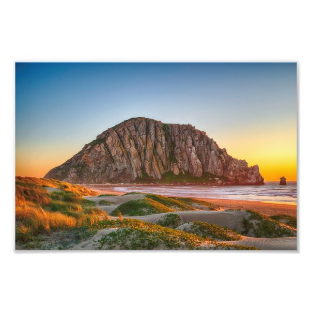 Morro Rock Beach Photo Print (Front)
