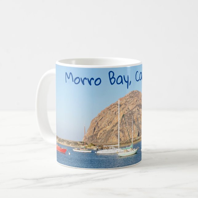 Morro Rock, California Coffee Mug (Front Left)