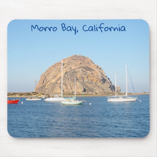 Morro Rock, California Mouse Pad (Front)