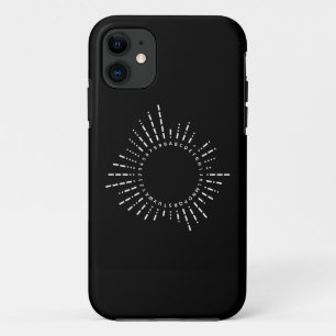 Morse Code Alphabet iPhone 11 Case