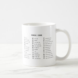Morse Code Coffee Mug