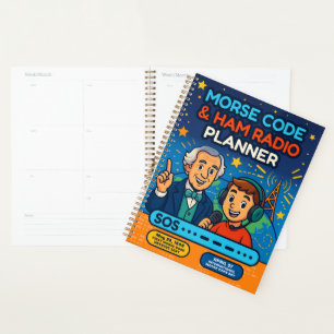 Morse Code & Ham Radio Themed Educational Planner