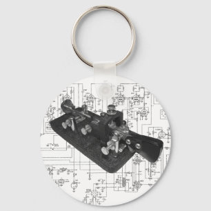 Morse Code Radio Key Schematic Key Ring