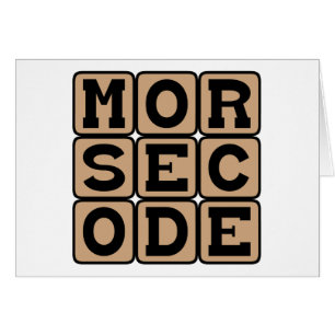 Morse Code, System of Dots and Dashes