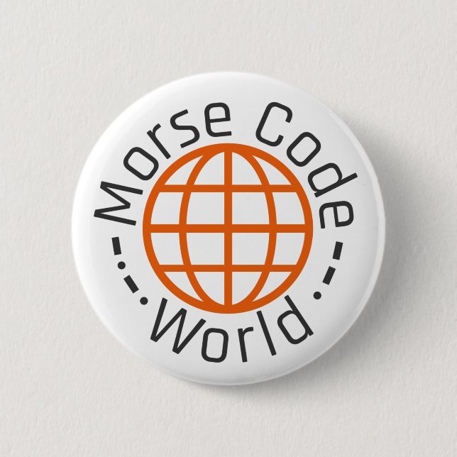 Morse Code World badge (Front)