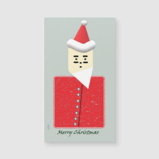 Morse Santa Christmas Magnetic Card