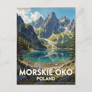 Morskie Oko Tatra Mountains Poland Postcard