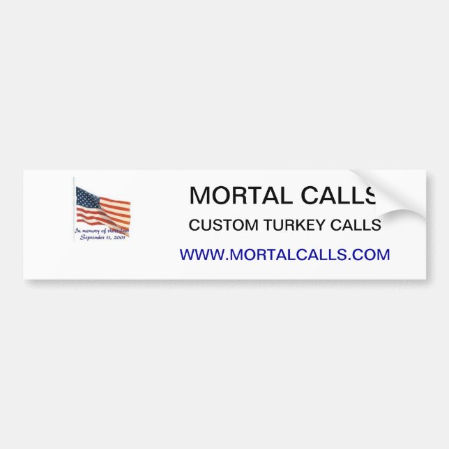 Mortal Calls Bumper Sticker (Front)