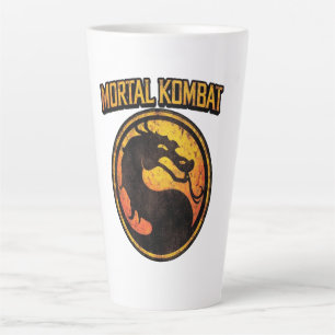 Mortal Kombat Vintage Tee — Small Fit Y2K Retro Vi Latte Mug