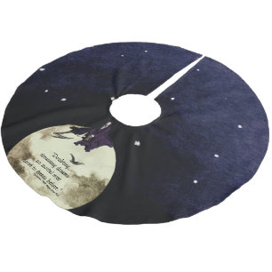 Mortality and the Moon Brushed Polyester Tree Skirt