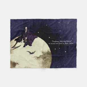 Mortality and the Moon Fleece Blanket