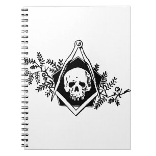 Mortality Square and Compasses Notebook