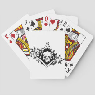 Mortality Square and Compasses Playing Cards