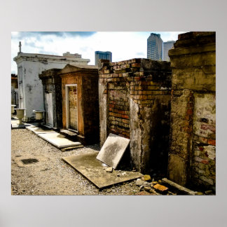 Mortality, St. Louis Cemetery No. 1 Poster