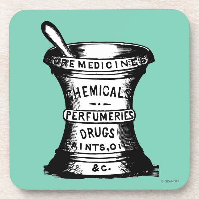 Mortar And Pestle Coaster (Front)