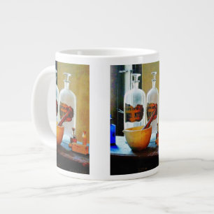 Mortar and Pestle With Bottles Large Coffee Mug