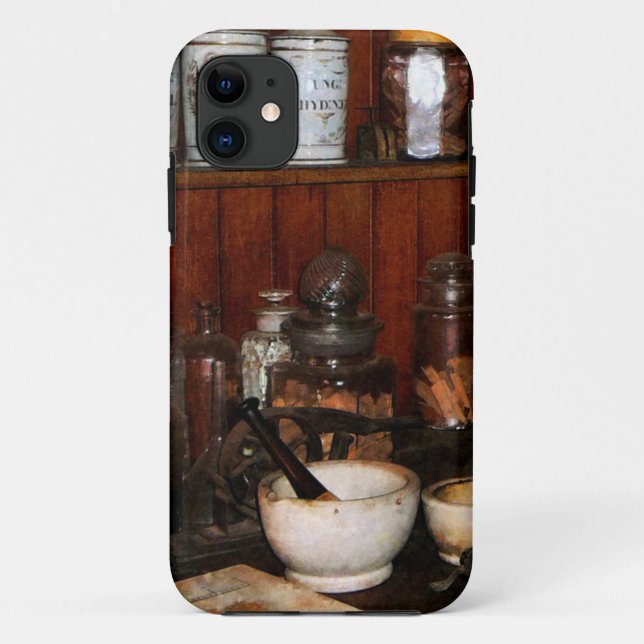 Mortar and Pestles in Drug Store Case-Mate iPhone Case (Back)