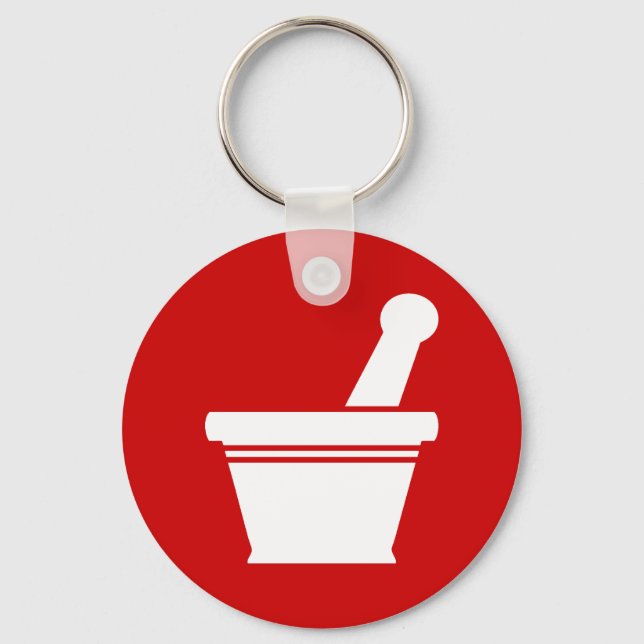 Mortar & Pestle Key Ring (Front)