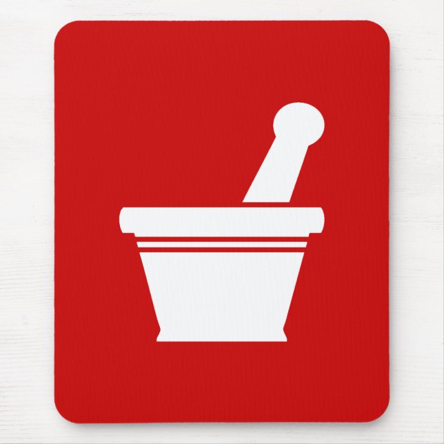 Mortar & Pestle Mouse Pad (Front)