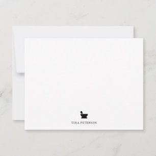 Mortar & Pestle Pharmacy School Graduate Gift - Card