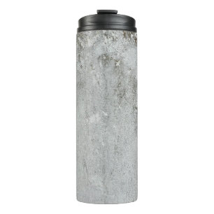 Mortar wall aged grey white black thermal tumbler