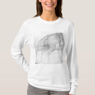 Mortars firing stones over a wall into a fort T-Shirt