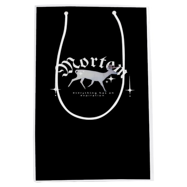 Mortem Whimsigoth Moody Art Medium Gift Bag (Front)